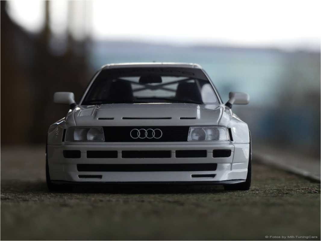 1:18 Audi 80 B4 RS2 Prior Breitbau / Withe Edition Coupé inkl OVP